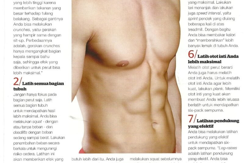 Membentuk Six Pack dalam 3 Bulan: Panduan Lengkap untuk Perut Impian Anda
