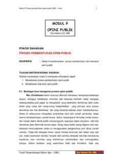 Opini Publik 2025: Lanskap yang Terus Berkembang dan Tantangan yang Muncul