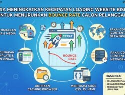Cara Meningkatkan Kecepatan Loading Website Bisnis Guna Menurunkan Bounce Rate Calon Pelanggan