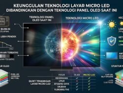 Keunggulan Teknologi Layar Micro LED Dibandingkan Dengan Teknologi Panel OLED Saat Ini