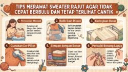 Tips Merawat Sweater Rajut Agar Tidak Cepat Berbulu Dan Tetap Terlihat Cantik